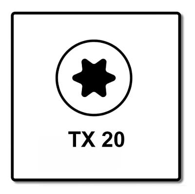 Fischer 670103 Power-Fast II Spaanplaatschroef 3.5 mm 35 mm T-profiel Staal Galvanisch verzinkt 200 stuk(s)