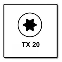 Fischer 670103 Power-Fast II Spaanplaatschroef 3.5 mm 35 mm T-profiel Staal Galvanisch verzinkt 200 stuk(s) - thumbnail