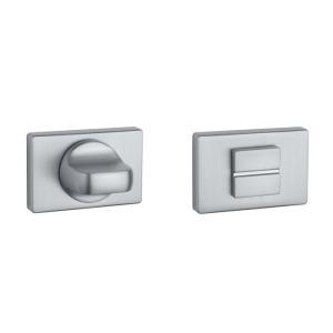 Aprile | WC garnituur rozet | 50x33x7mm | Chroom mat