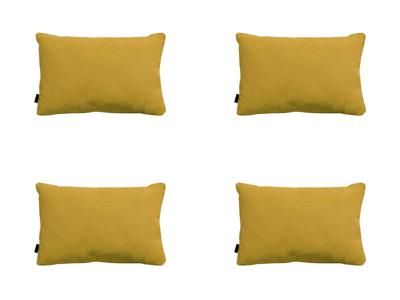 Sierkussen met paspel ca. 40x60 cm Panama mosterd (4 stuks) Madison - Madison Sierkussen met paspel ca. 40x60 cm Panama mosterd (4 stuks) Madison - Madison