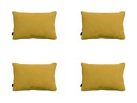 Sierkussen met paspel ca. 40x60 cm Panama mosterd (4 stuks) Madison - Madison - thumbnail