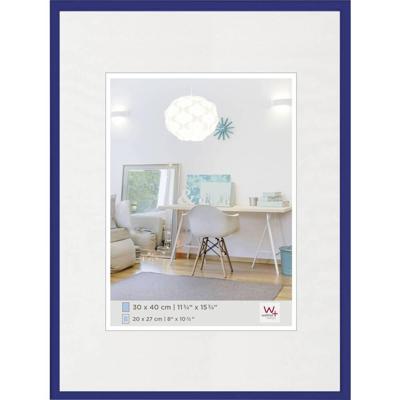 walther+ design KV040L Wissellijst Papierformaat: 30 x 40 cm Blauw