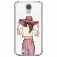 Samsung Galaxy S4 siliconen hoesje - Summer girl - thumbnail