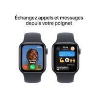 Apple Watch SE (2024) GPS 40 mm Aluminium kast Sport Band Middernacht S/M - thumbnail