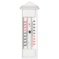 Nature Muurthermometer min-max kunststof - thumbnail