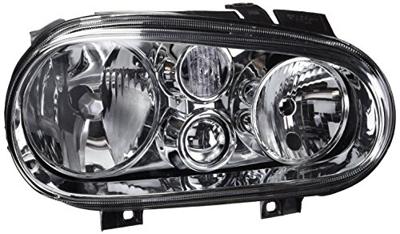 Koplamp rechts met knipperlicht zonder MISTLICHTGAT (H1+H7) inclusief stelmotor 5888966