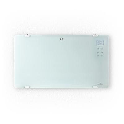 Glazen Paneel Convectorkachel | Thermostaat | LCD-Scherm | 2 Warmtestanden | Staand / Wandmontage | 2000 W | Wit