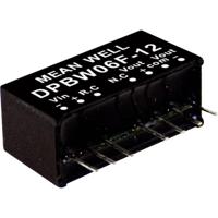 MEAN WELL DPBW06G-05 DC/DC-convertermodule 600 mA 6 W Aantal uitgangen: 2 x Inhoud 1 stuk(s) - thumbnail