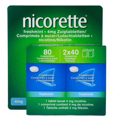 Nicorette Freshmint Zuigtabletten 4mg