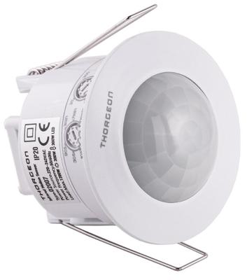 Thorgeon Bewegingsmelder inbouw plafond 360 graden plat wit - 3900526