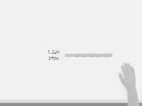 Kapstok Inofix (28 x 350 x 25 mm) - thumbnail