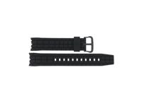 Horlogeband Casio EFR-523PB-1AV / 10431752 Onderliggend Kunststof/Plastic Zwart 22mm - thumbnail