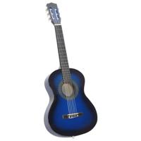 VidaXL Gitaar klassiek beginner en kinderen 1/2 34" blauw - thumbnail