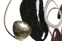 Wanddecoratie DKD Home Decor Metaal Abstract (180 x 9.5 x 87 cm) - thumbnail