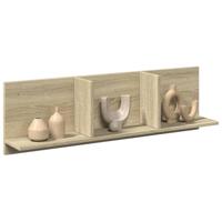 Wandkast 100x16,5x30 cm bewerkt hout sonoma eikenkleurig - thumbnail
