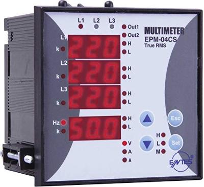 ENTES EPM-04CS-96 Digitaal inbouwmeetapparaat Spanning, stroom, frequentie, bedrijfsuren, urentotaal