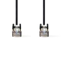 Nedis ccgp85121bk025 cat5e sf/utp-netwerkkabel rj45 male - rj45 male 0,25 m zwart - thumbnail