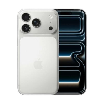 Apple iPhone 17 Pro 256 GB: 6,3‑inch display met ProMotion tot 120 Hz, A19 Pro-chip, baanbrekende batterijduur, Pro Fusion-camerasysteem, Center Stage-camera aan de voorkant; Zilver