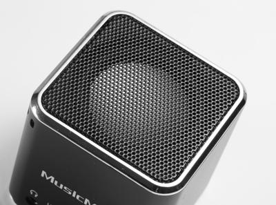 Mini-luidspreker Technaxx MusicMan Mini AUX, SD, USB Zwart