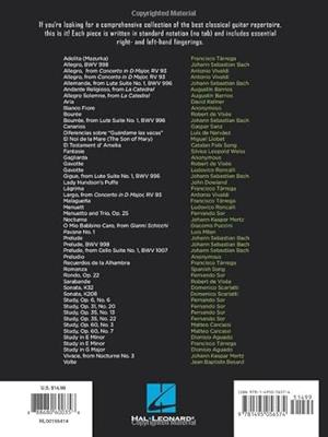 Hal Leonard First 50 Classical Pieces You Should Play on Guitar songboek voor gitaar Hal Leonard First 50 Classical Pieces You Should Play on Guitar songboek voor gitaar