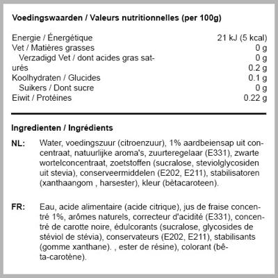 Slimpie - Aardbei Bananana Kids Siroop - 6x 580ml