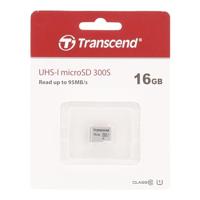 Transcend Premium 300S microSDHC-kaart 16 GB Class 10, UHS-I, UHS-Class 1 - thumbnail