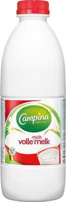 Campina volle melk, 1 liter, pak van 6 stuks Campina volle melk, 1 liter, pak van 6 stuks