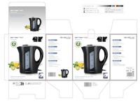 EMERIO Wasserkocher Waterkoker Kabelgebonden Aantal/Volume: 1 l Zwart - thumbnail