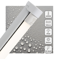 LED&apos;s Light LED licht balk 120 cm voor binnen - Armatuur inclusief LED TL buis - 1900 lm - thumbnail