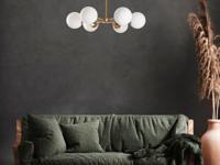 Hanglamp MISKITO 6 lampen vintage - thumbnail
