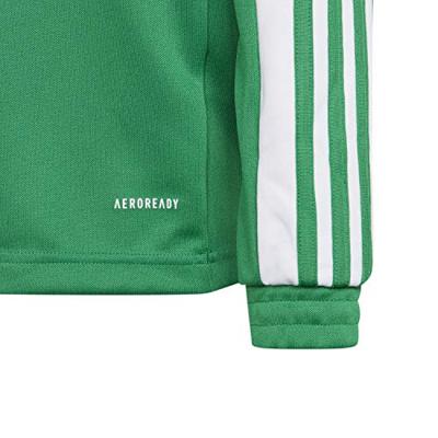 adidas Squadra 21 Trainingstrui 1/4-Zip Kids Groen Wit - thumbnail