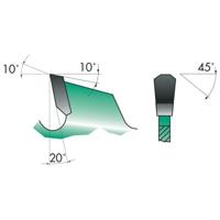 Pip Studio Stripes Keukenschort Lila - thumbnail