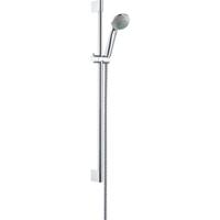 Hansgrohe Crometta 85 Unica glijstangset 65cm inclusief Crometta 85 Green handdouche chroom 27652000 - thumbnail