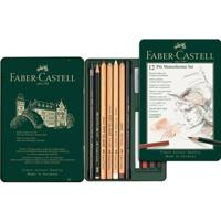 Faber Castell FC-112975 Pitt Monochrome Set Faber-Castell 12-delig Medium - thumbnail
