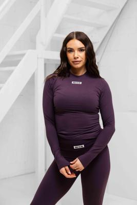 Unique The Label Nena Longsleeve Dames Paars - Maat XL - Kleur: Paars | Soccerfanshop