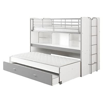 Vipack hoogslaper Bonny - zilverkleurig - 221,5x101,5x161 cm