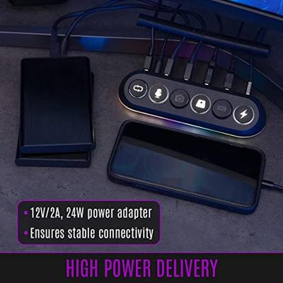 Streamplify HUB DECK 5 RGB-controller Zwart, RGB