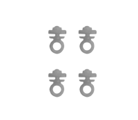 Ocs Gordijnrail Neta Eindstop - thumbnail