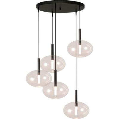 Masterlight 5L vide hanglampLido Onion met Ø 24cm helder glas - 2862-05-00-50-5-3