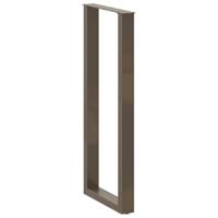 Bartafelpoten 2 st U-vormig 40x(110-111) cm staal naturel - thumbnail