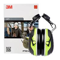 3M PELTOR X4P3 gehoorkappen met helmbevestiging Hi-Viz - thumbnail