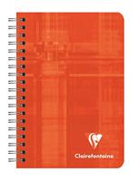 Notitieboek clairefontaine 95x140 5x5 100blz ass | 10 stuks - thumbnail