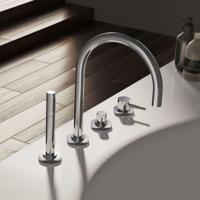 Hotbath Buddy Badrandcombinatie Met Uitloop En 2-Weg Omstel 073 - Chroom - thumbnail