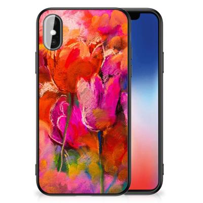 Kleurrijke Telefoonhoesje iPhone X | Xs Tulips Kleurrijke Telefoonhoesje iPhone X | Xs Tulips