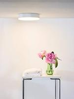 Lucide CERES-LED - Plafonnière Badkamer - Ø 21,5 cm - LED Dimb. - 1x30W 3000K - IP44 - Wit - thumbnail