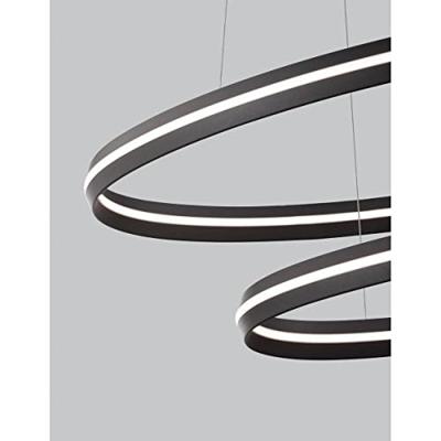 Lyora Zwarte hanglampTorrente ovaal - 9392011