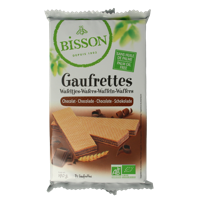 Bisson Chocolade wafels gaufrettes bio 190 Gram - thumbnail