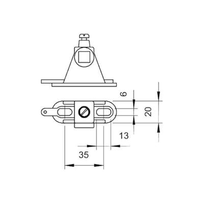 OBO Bettermann 1801 SCH Montage-accessoires 1 stuk(s) OBO Bettermann 1801 SCH Montage-accessoires 1 stuk(s)
