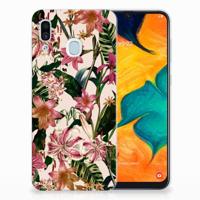 Samsung Galaxy A30 TPU Case Flowers - thumbnail