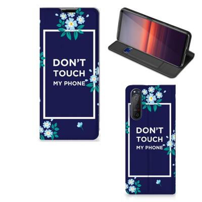 Sony Xperia 5 II Design Case Flowers Blue DTMP Sony Xperia 5 II Design Case Flowers Blue DTMP